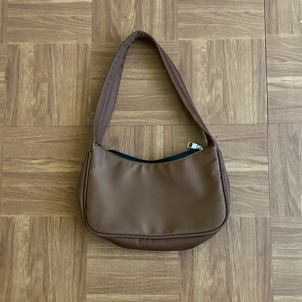 Brown Baguette Bag